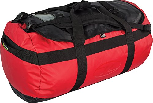 Lomond Tarpauline Duffle Bag - Red/Black, 90 Litres