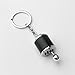 Produktbild Schlüsselkette Car Shift Lever Anhänger Metall Schlüsselanhänger Geldbörse Handtasche Auto Charme Keychain Geschenk (schwarz)
