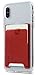 Price comparison product image Ringke Slot Card Holder [Ruby Red] Minimalist Slim Hard Premium PC Mini Clip ID/Adhesive 3M Sticker Credit Card Sleeve Attachment for iPhone, iPad, Android, Samsung Galaxy, LG, Google Accessory