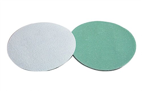 75 mm Exzenter Schleifscheiben Sortiment SET 50 Scheiben P800 P400 P240 P150 P80 , ohne Loch Klett Schleifpapier - 2