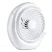 Produktbild LIFU USB Ventilator Leise Mini Handventilator 3 Einstellbare Stufen Elektrischer Tischventilator mit 3600 mAh aufladbarem Akku Standventilator USB Fan tragbarer 180° Mini Fan für Haus Büro Reise-Weiß
