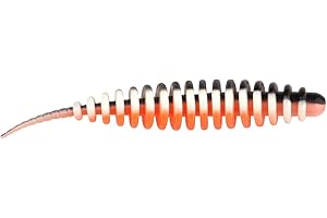 ‎SPRO Trout Master Master Worm - Flexibler, UV-aktiver Forellenköder mit Knoblaucharoma, Langlebiger Gummiköder, Angelzubehör, Forellenköder, Gummifisch, Barschköder, Angeln