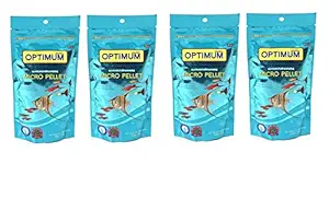 Optimum Micro Pallets Fish Food, 50 GMS (Pack of 4)
