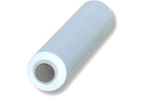 BUDMAT Stretchfolie Strechfolienrolle - Wickelfolie - Handstretchfolie 2,7 kg 23 My 50 cm Verpackungsmaterial - Verpackungsfolie auf Rolle - Folie Für Möbel - Folien Für Umzug - Umzugsfolie (Weiß)