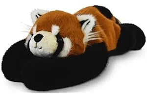 HISTOIRE D'OURS Histoire D’Ours - Doudou Peluche Panda Roux 40 cm – Collection Podcoll - Ultra Doux – Compagnon Réconfortant à Poser sur l’Épaule – Design Tendance Enfant – Idée Cadeau Naissance Originale – HO3361