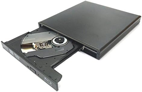 HENXUN External USB 3.0 6x Blu-Ray Player BDXL Supports QL TL DL SL Bluray 3D Blu-ray Rom DVD Writer Laptop Burner for PC/ MAC (USB 3.0 Bluray Combo)