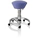 Produktbild aeris swopper LIVING mit Filz-Optik-Bezug - true blue | Titan | Fußring mit Rollen