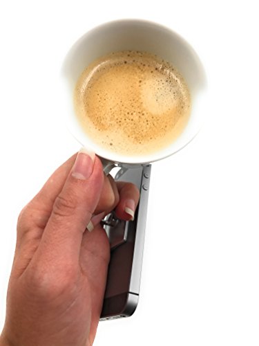 ocona 2er-Set Handyhalter mit Metallring, 360 Grad drehbar, Universal Smartphone Ring Grip (grau, silber)