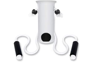 FITPLUS FiPlus EasyOn S9 Sock Aid, Easy to Use Sock Helper With Sock Gripper And Foam Handles 5 Year Warranty, White, One size