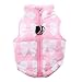 Produktbild ma-on Schleife Muster Tiny Kleine Hunde Zip Up Weste Hundegeschirr, (L, Rosa)