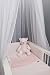 Cot blanket soft Classic powder blue