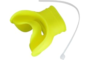 AMZLORD Boquilla de mordida de buceo, boquilla de esnórquel de silicona, reguladores de boquilla de tubo de buceo para tiendas de buceo, buceo, natación, entrenamiento, accesorios de respiración -