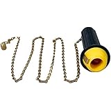 Zaunprüfer mit Kette für den Weidezaun - helle LED signalisiert, ob Strom auf dem Zaun ist
