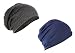 Combo of Coal Grey & Blue Voyage Slouchy Beanie RS.239.00