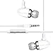 Produktbild 2Ticks NOKIA 3310 Earphones Kopfhörer Sound Isolating Metal Bullet Earbud Hands-Free Headset mit Mic & On / Off Antwort-Taste - White