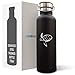 Produktbild CARETTA | Edelstahl Wasser Trinkflasche, Finanzierung zur Rettung der Ozeane | Doppelwandige, BPA frei, 750ml | Kaffee Tee Milch heiß od. kalt für einen ganzen Tag | am Strand, Camping, Büro, Farrhad