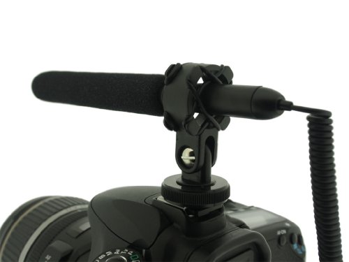 Micro-canon Pro l  ger et ultra fin    condensateur par Polaroid  avec amortisseur pour reflex num  riques et cam  scopes num  riques