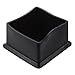 Produktbild TOOGOO (R) Quadratisch Schwarz Rubber 50mm x 50mm Fuss fuer Tisch/ Stuhl Bein Kissen Tischbein Gummifuss