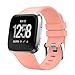 Produktbild Xinxinyu Uhrenarmband, { Weiches Silikon Uhrenarmbänder } { Ersatz Band-Armband } { Sport Klassisch Band Gurt }Für Fitbit Versa Smartwatch (Rosa)