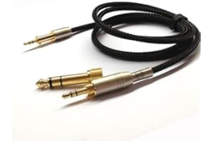 FLOWER MALL 1.5m New Replacement Audio Upgrade Cable for AKG K450 K451 K452 K480 Q460 Headphones