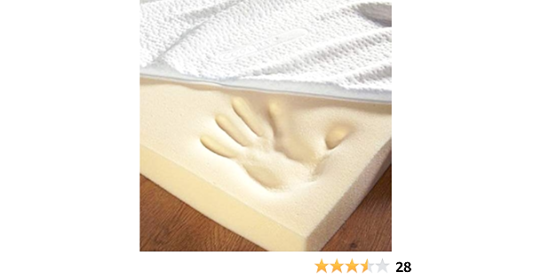 Coolmax Memory Foam Mattress Topper 3 Depth Double 4ft6 Amazon Co Uk Home Kitchen