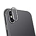 Produktbild Upxiang Gehärtetes Kameraobjektiv Glasschutzfolie, Für iPhone X 9H Zurück Kameraalinse gehärtete Glas Film 3D Schutzhülle (Schwarz)