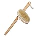 Natural Body brush long-handled wooden with detachable Head, natural Bristles