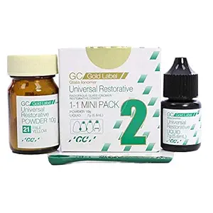 Fujifilm 2 Gic, Glass Ionomer Cement To Fix (Powder- 10gms, Liquid- 7gms)