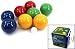 Produktbild Boccia Set mit 8 Holzkugeln für 4 Spieler (made in Italy), 100 mm in Tragebox