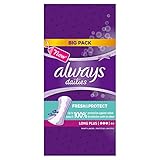 Always Dailies Fresh and Protect Long Plus 44 Panty Liners
