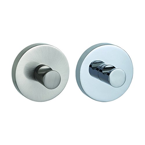 WENKO 20499100 Power-Loc Wandhaken Loreto – Befestigen ohne bohren, Zinkdruckguss, 5.2 x 3.3 x 5.2 cm, Glänzend - 4