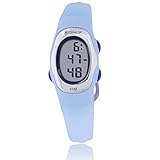 Kinder multi-funktions elektronische digitaluhr,50 m wasserdicht harz alarm stoppuhr m?dchen oder jungen kleine einfache art und weise retro-armbanduhr-gelee-B