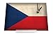 Produktbild Schreibtischuhr Welt Reise Tschechien Flagge Retro Nostalgie