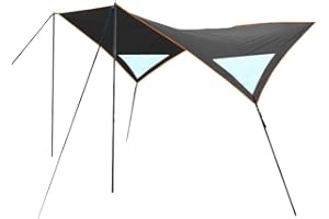 OLPRO Modern Shade Campervan Canopy – Waterproof Awning with 5000mm Hydrostatic Head, Adjustable Telescopic Poles & Eco-Friendly Recycled Material – Lightweight Sun Shelter for Vans & Outdoor Camping