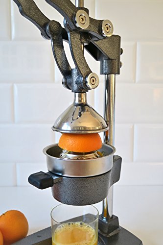 Hand – SAFTPRESSE für Orangen, Granatapfel, Zitrusfrüchte, neues Modell 2017 Edelstahlpresse, Juicer, CJ105.1 original workingHOUSE® - 3