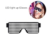 Christmas, ★【Widely Used】: This glasses are dynamic led lights. Suitable for parties, EDM shows, light shows, costume parties, carnival concerts, mask decorations, bars, Christmas and other festivals are very interesting.