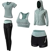 3PCS Yoga Set Sports Outfit Woman Sport Set Workout Long Sleeve And Yoga Pants Fitness Seamless Leggings Gym Clothes Sportswear
