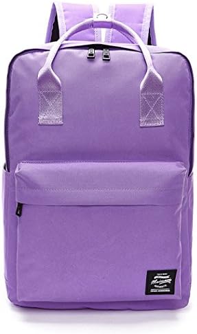 Unisex Nylon HotStyle Durable Unique Design Casual Daypack Satchel Backpack Laptop Bag for Teen (Purple)