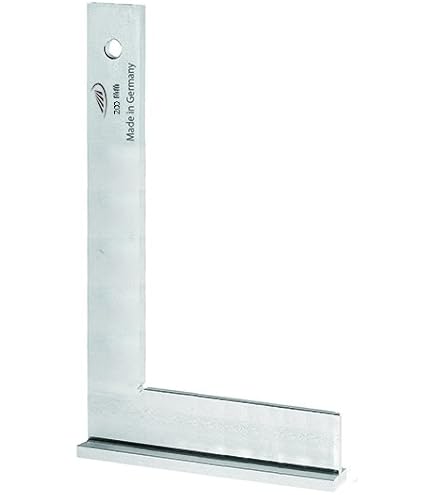 Squadra In Acciaio KS Tools 200mm - Precisione Per Lavori Di Falegnameria E Fai Da Te - Foto 3