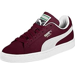 Puma - Suede Classic+ - Baskets mode - Mixte Adulte - Rouge (cabernet-white) - 36 EU