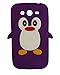Produktbild SKS Distribution® Lila Pinguin Silikon Phone Case/Cover für Samsung Galaxy Grand I9080/I9082 Samsung Galaxy Grand Neo Plus i9060