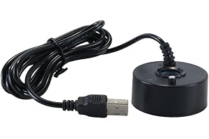 Gurtt Mini Mist Maker, 5V USB-fontänförsprutare, Liten bergträdgård, Akvarium, Landskapsdesign Mist Maker för vattenfontän, Damm