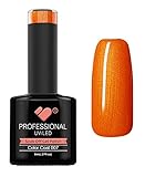 VB Line Nagellack-Gel 007 VB Line Metallic Orange Farbe Super UV/LED Soak Off Nail Gel Polish