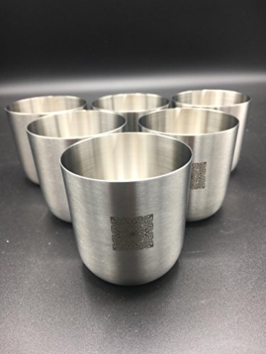 Preisvergleich Produktbild 6x Glenmorangie Metallbecher