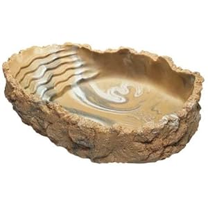 Trinkschale L, grau-beige, 550 ml, 24x5x17