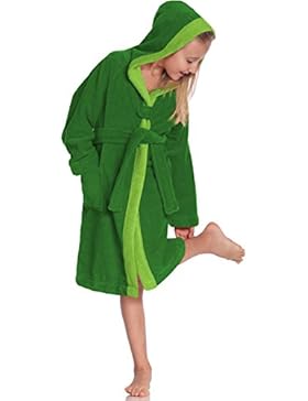 Vossen Mädchen Bademantel Bixie M, Einfarbig