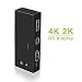 Produktbild InVaFoCo 4K Dual HDMI / Mini-DP auf HDMI-Switch Switcher Box 3 Eingang 1 Ausgang 4K x 2K, 2 x HDMI / Mini DisplayPort / DisplayPort auf HDMI Videoadapter Auswahl mit Mini-DP auf DP Konverter für HDTV, Apple Mac, MacBook Pro, MacBook Air , PC, DVD, DVR, Blu-Ray Spieler, Metallkasten,Schwarzes