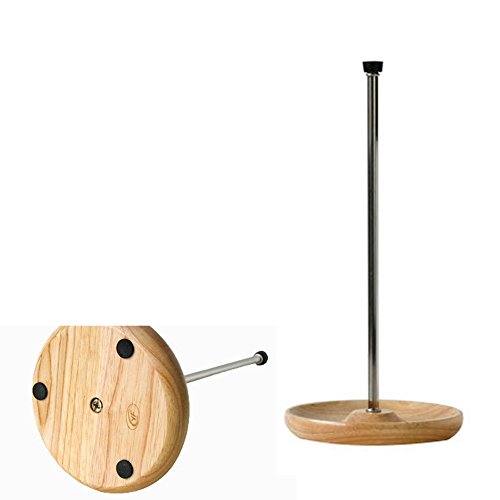 Yontree® Dekantertrockner Dekanterhalter Dekanterständer Holz Untersetzer Ф15.5*32cm - 6