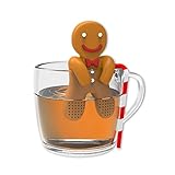 Close Up Lebkuchenmännchen Tea Infuser > Teesieb zum Einhängen in Glas oder Tasse