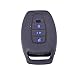 KMH Silicone Key Cover for Tata Aria 3 Button Remote Key (Black with Blue) RS.199.00